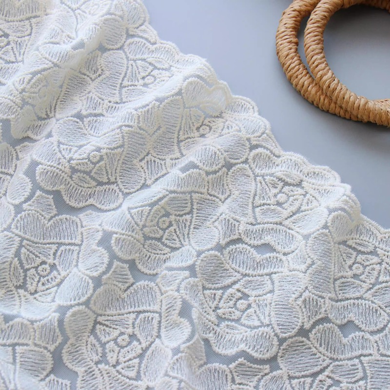 Sewing Thread In Textile - Cotton Thread Embroidered Soft Tulle Lace
