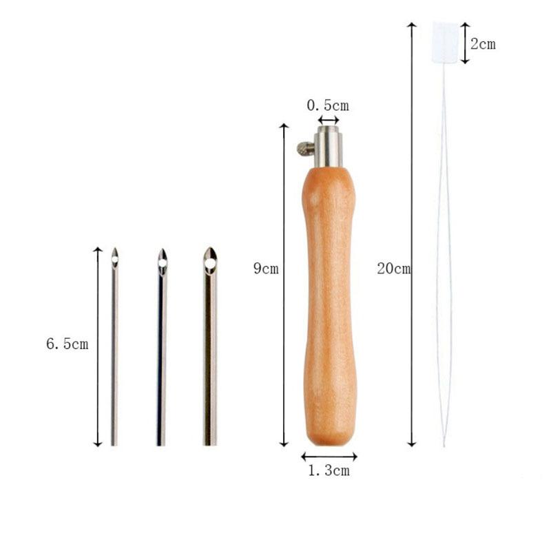 Sewing Thread In Textile - 5pcs Adjustable Punch Needle Set for