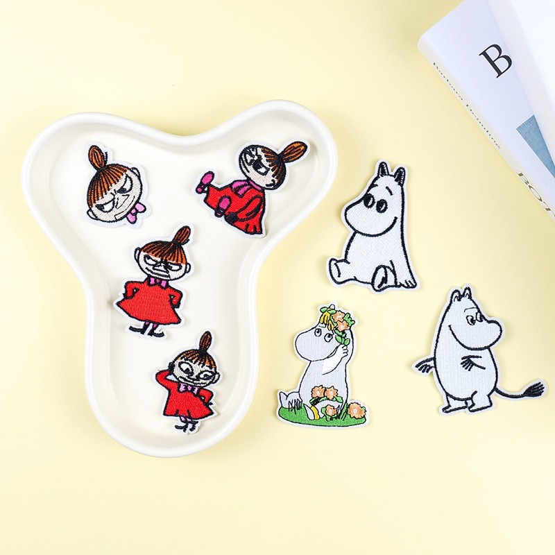 Sewing Repair - Moomin Cute Cartoon Embroidered Patches DIY