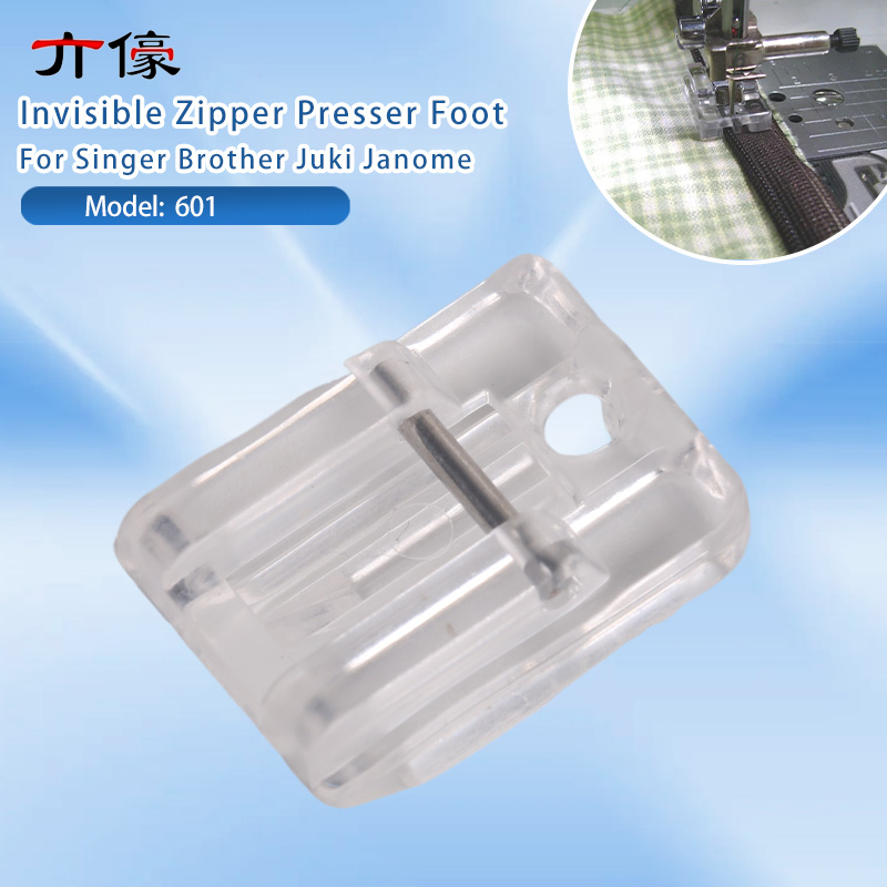 Zipper Foot Presser - Plastic Invisible Zipper Presser Foot For