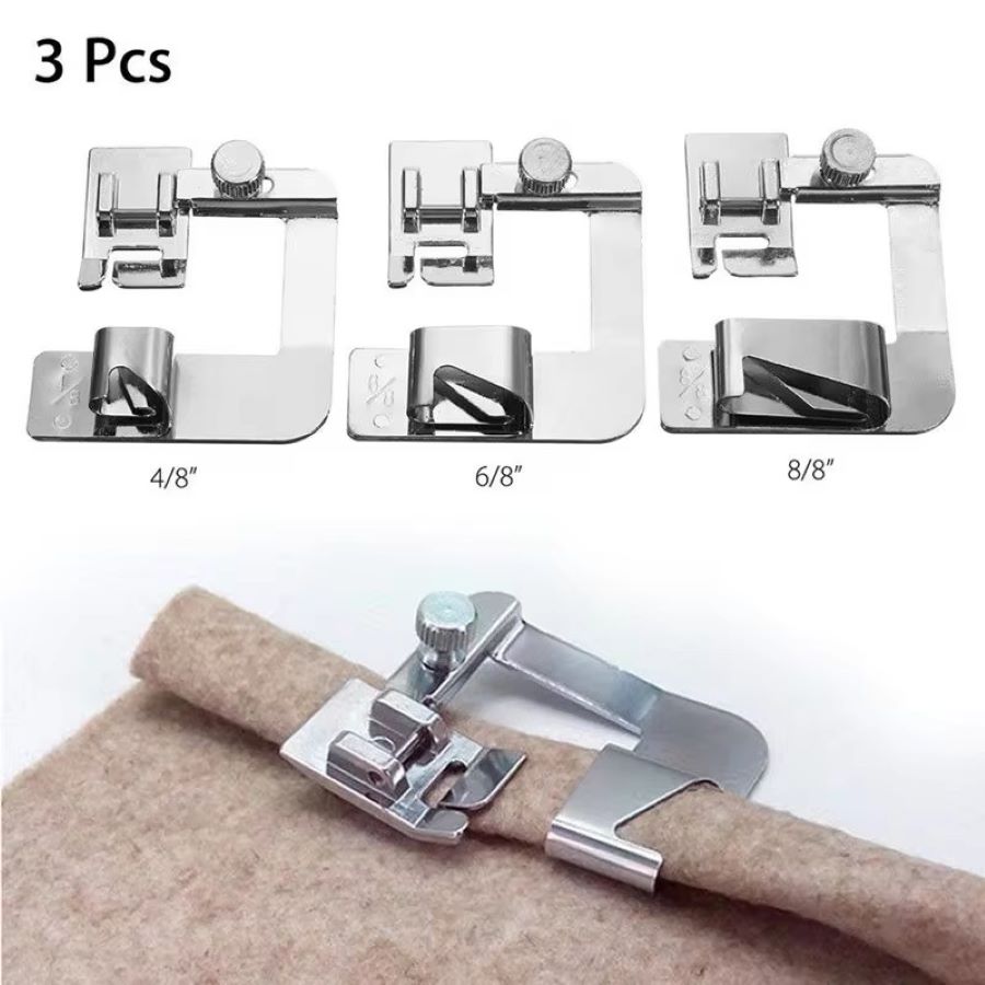Sewing Roll - 1PCS-3PCS 13/19/25mm Domestic Sewing Machine Foot