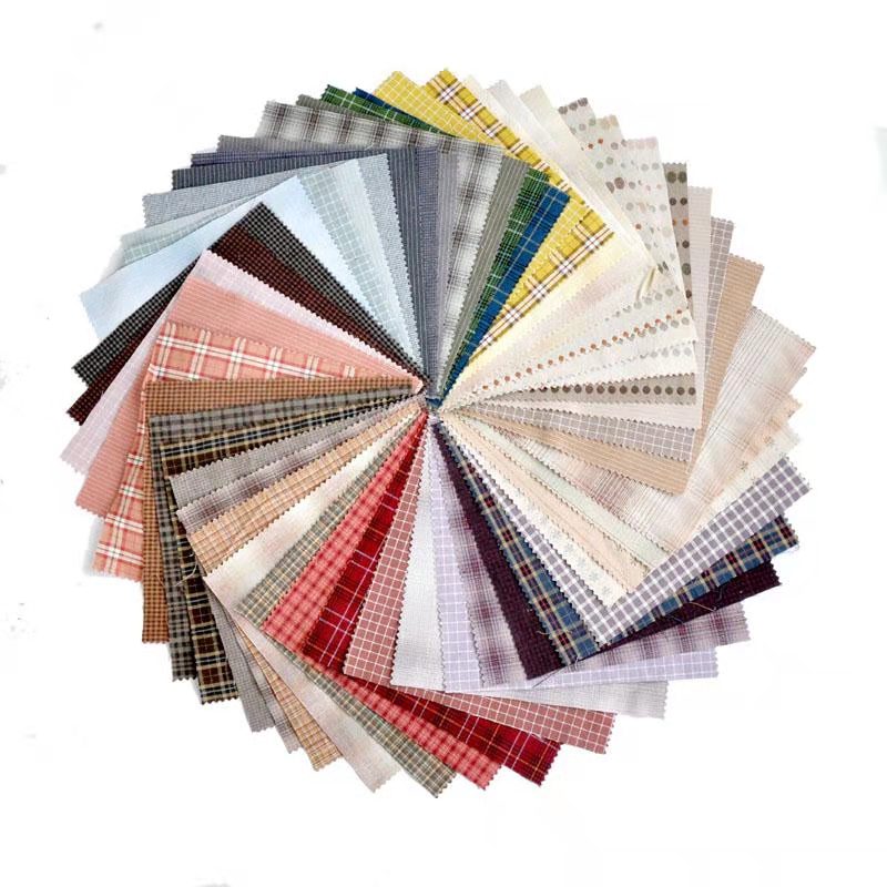Sewing Geotextile Fabric - Japanese Yarn-dyed fabric handmade DIY Patchwork