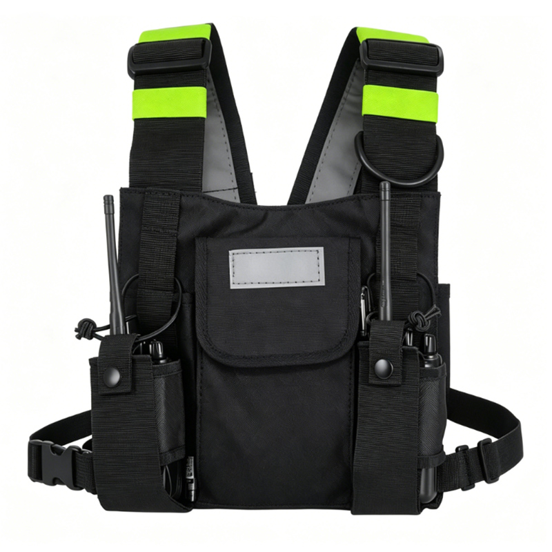 Sewing Vest - Chest Bag Walkie Talkies Front Pack
