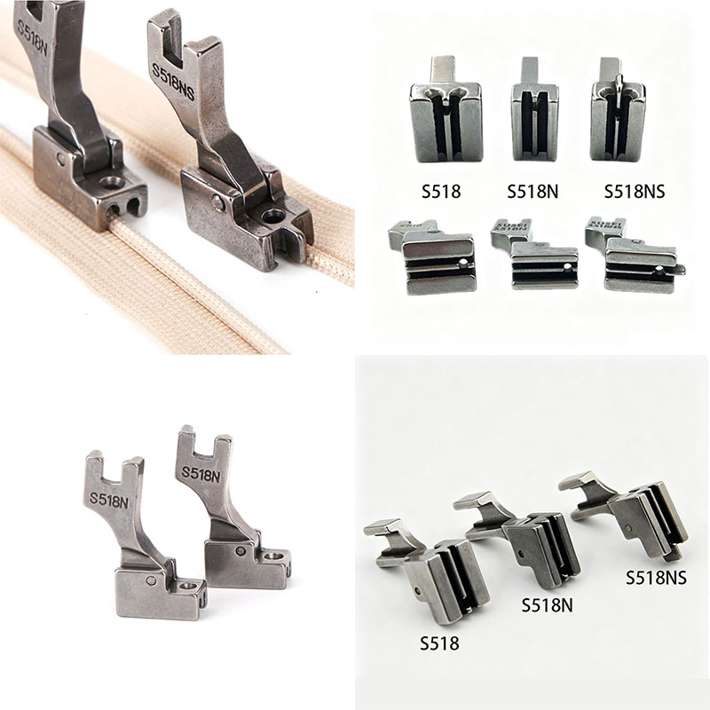 Zipper Foot Presser - S518 S518N S518NS Invisible Zipper Presser