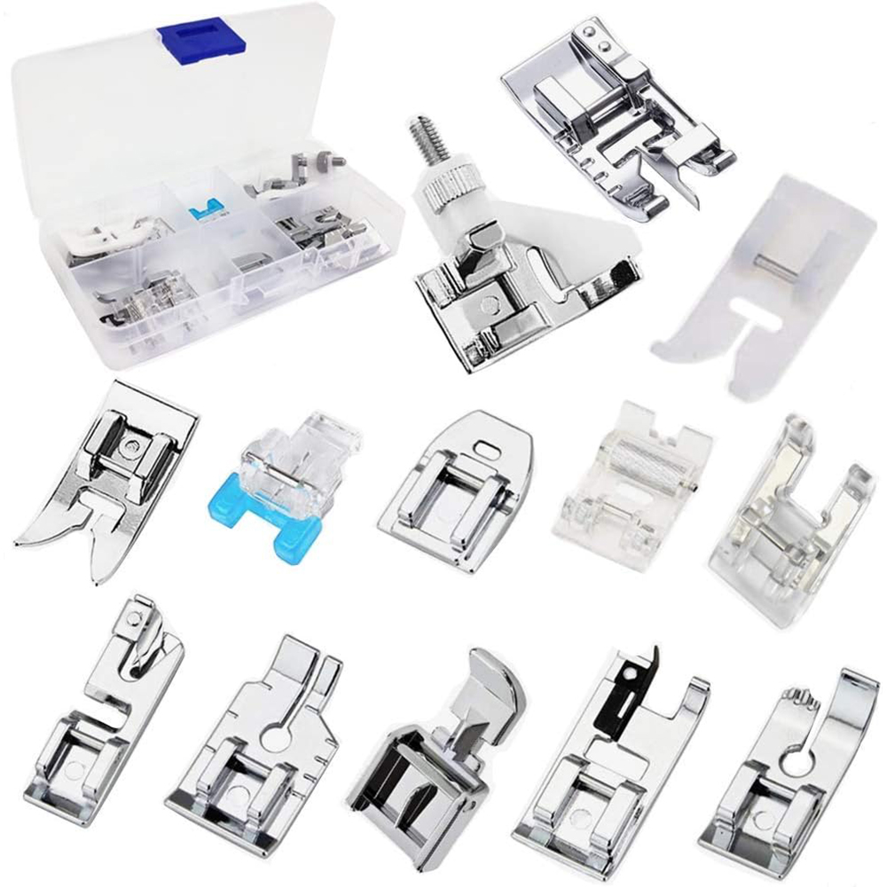 Zipper Foot Presser - 13 PCS/Box Presser Foot Set Roller