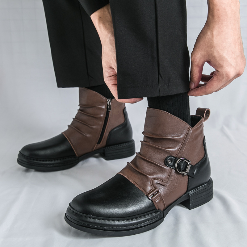 Sewing Nylon - Western American cowboy boots men's winter