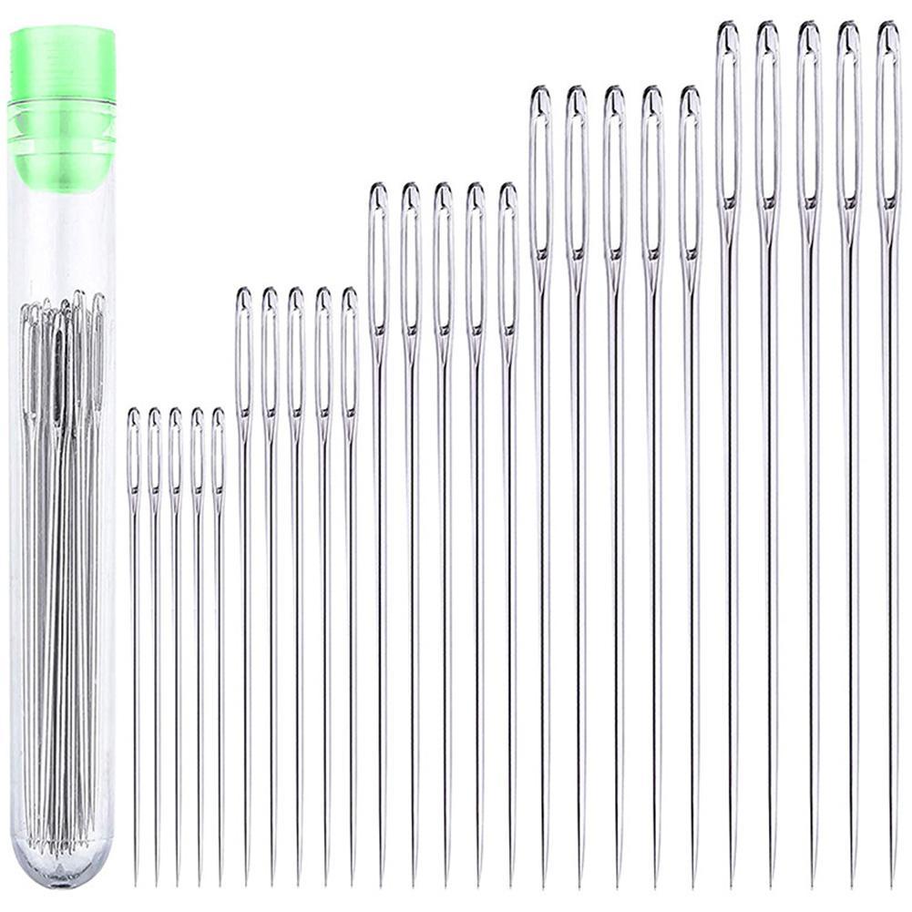 Sewing Necessities - 25 Pcs Large Eye Stitching Needles
