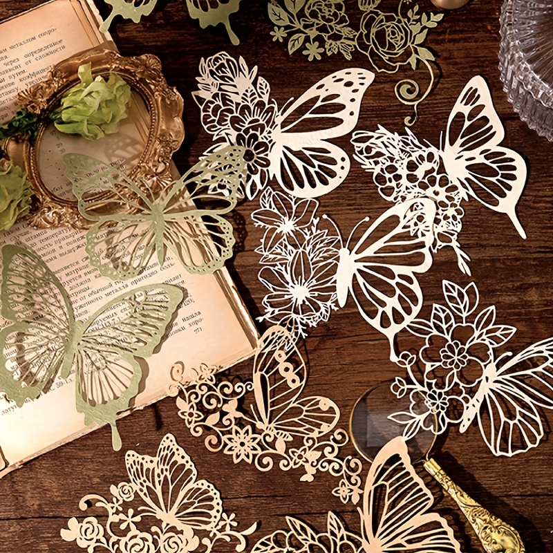 10 pcs Vintage Lace Hollow Mat - Pattern Tissue Paper recension och pris