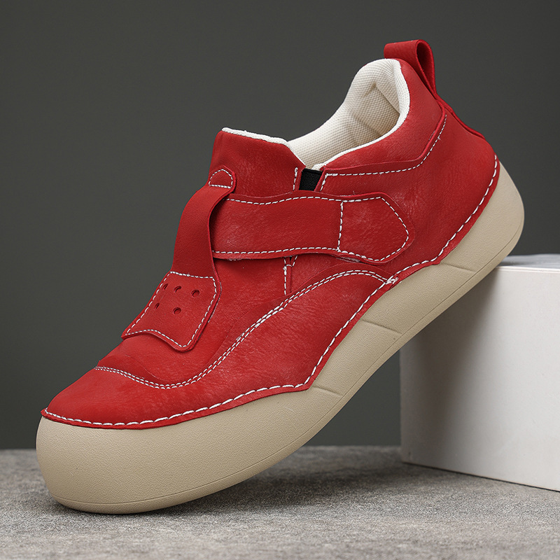 Handmade Leather Shoes Spring  - Sewing Fabric recension och pris