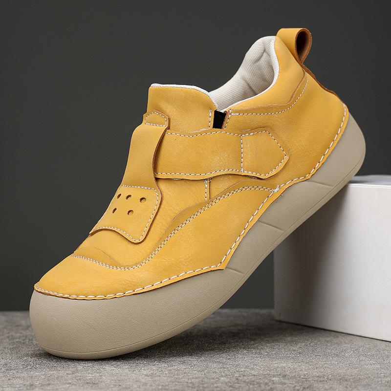 Handmade Leather Shoes Spring  - Sewing Fabric recension och pris