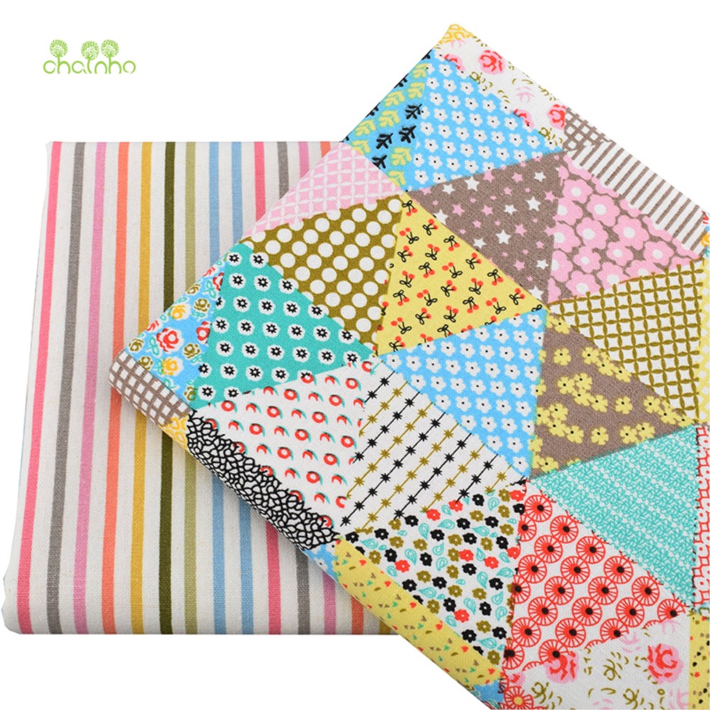 Chainho,Printed Cotton Linen F - Sewing Geotextile Fabric recension och pris