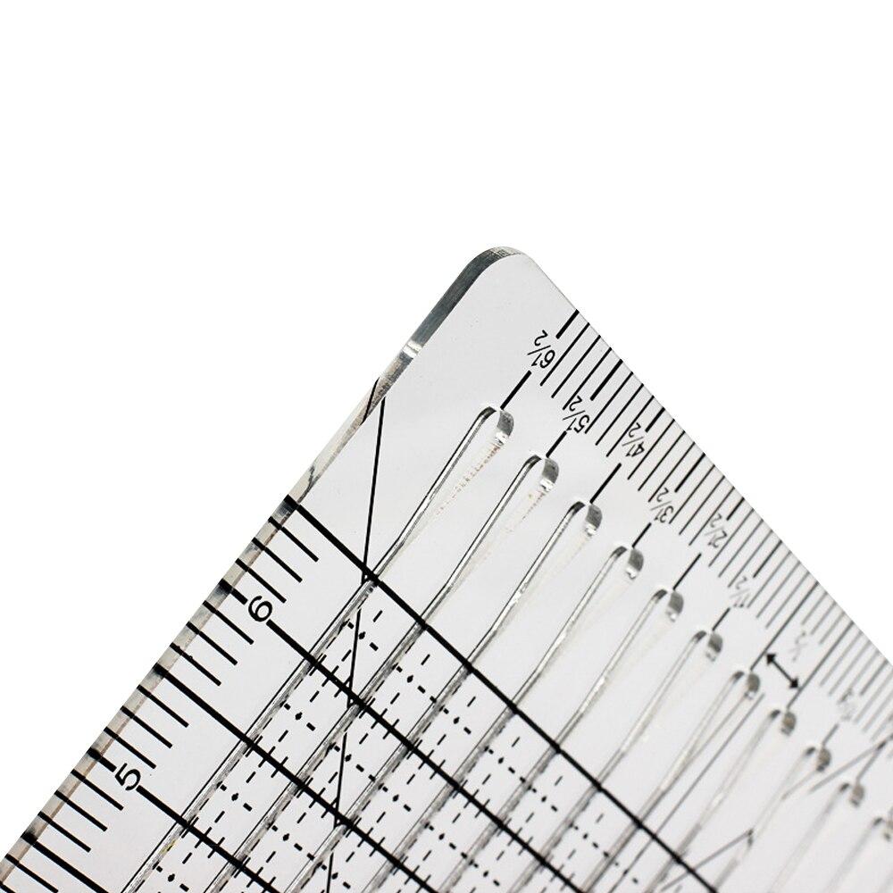 1PC DIY Hand Tool Patchwork Ru - Quilting Ruler Square recension och pris