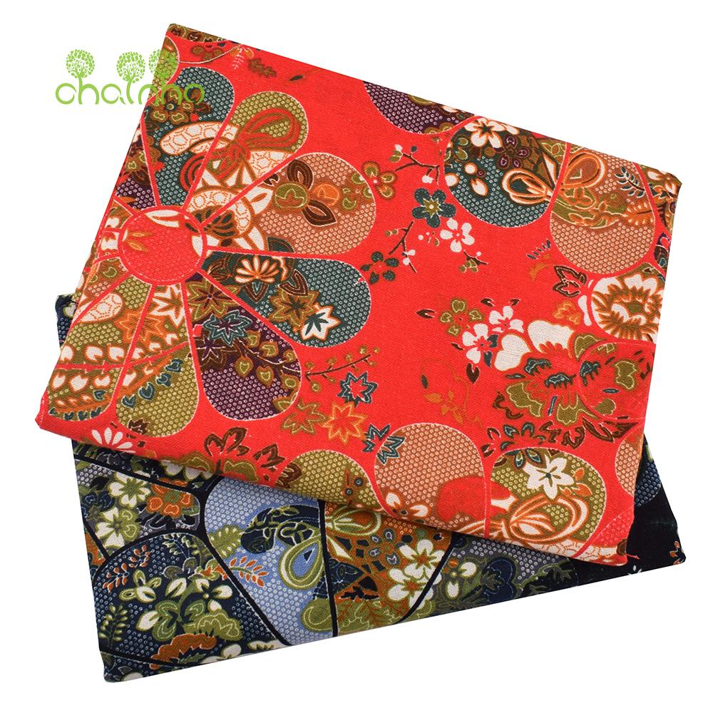 Chainho,Printed Cotton Linen F - Sewing Geotextile Fabric recension och pris