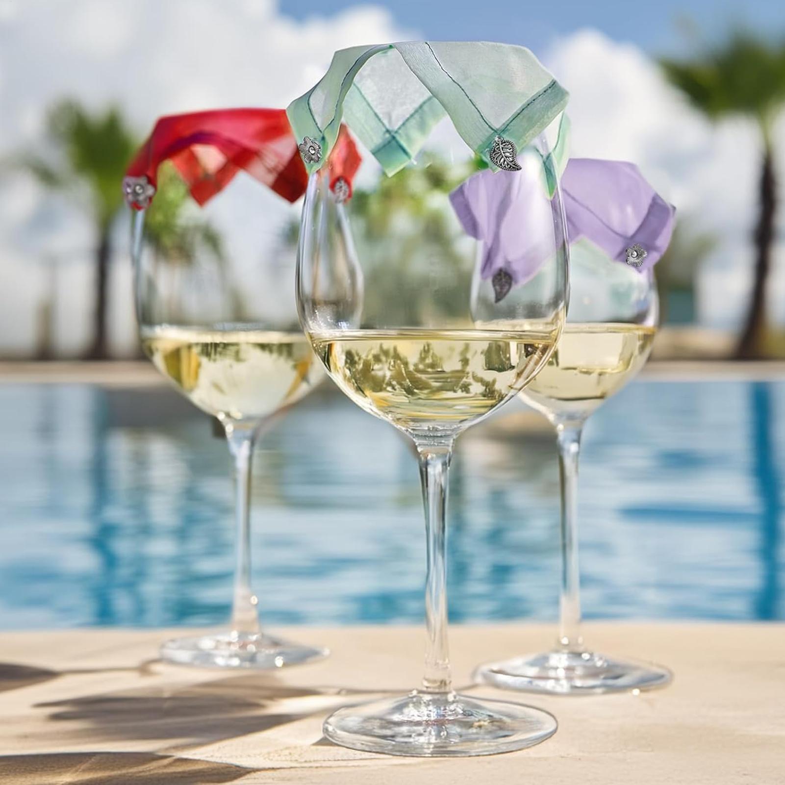 4pcs/set Weighted Wine Covers  - Fabric Weight Set recension och pris