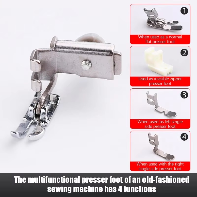 1PC Old Style Foot Sewing Mach - Zipper Foot Presser recension och pris