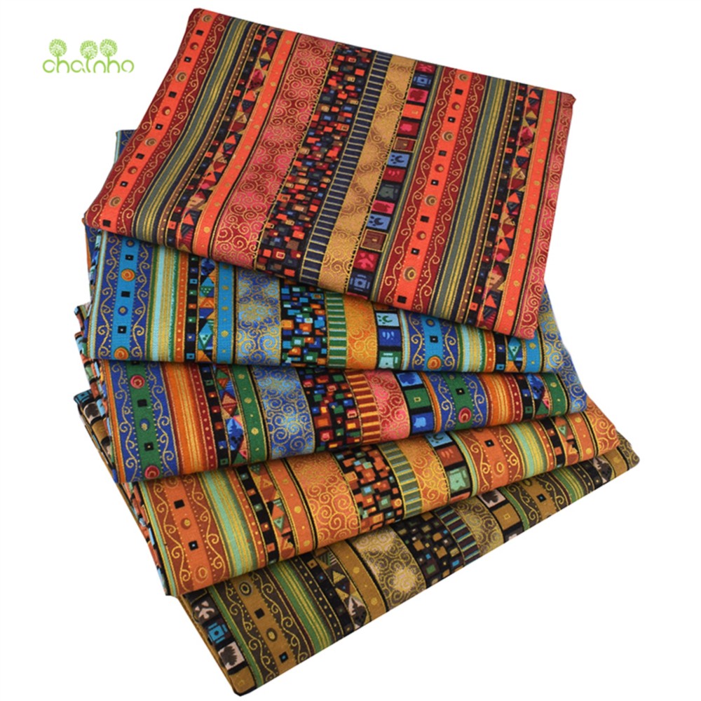 Chainho,Print Cotton Linen Fab - Sewing Geotextile Fabric recension och pris