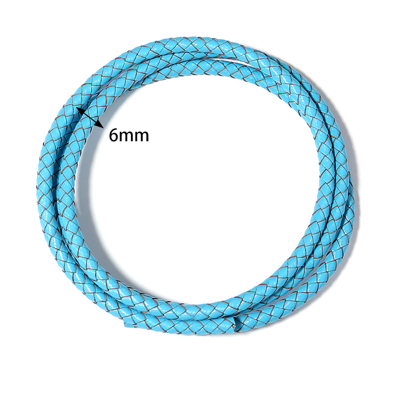 1M/Lot 6mm Braided Genuine Lea - Sewing Thread In Textile recension och pris