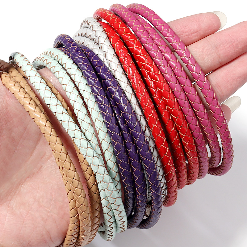 1M/Lot 6mm Braided Genuine Lea - Sewing Thread In Textile recension och pris