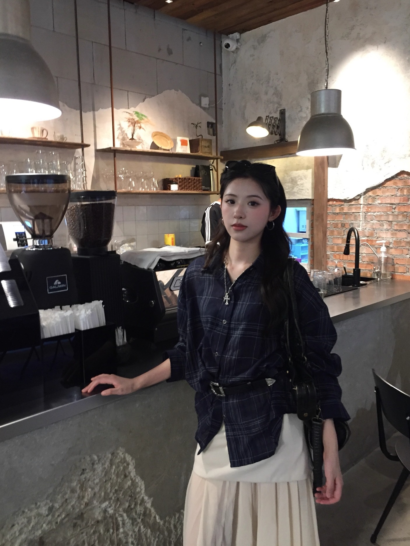 Elegant Plaid Long Sleeve  Col - Fabric Weight Set recension och pris