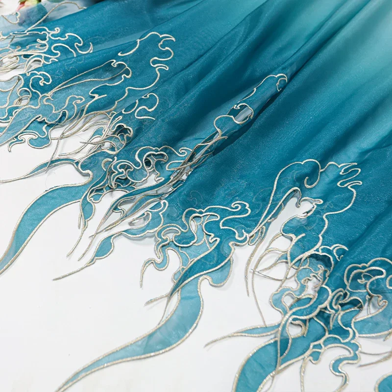 Chinese Style Embroidery Lotus - Sewing Fabric recension och pris