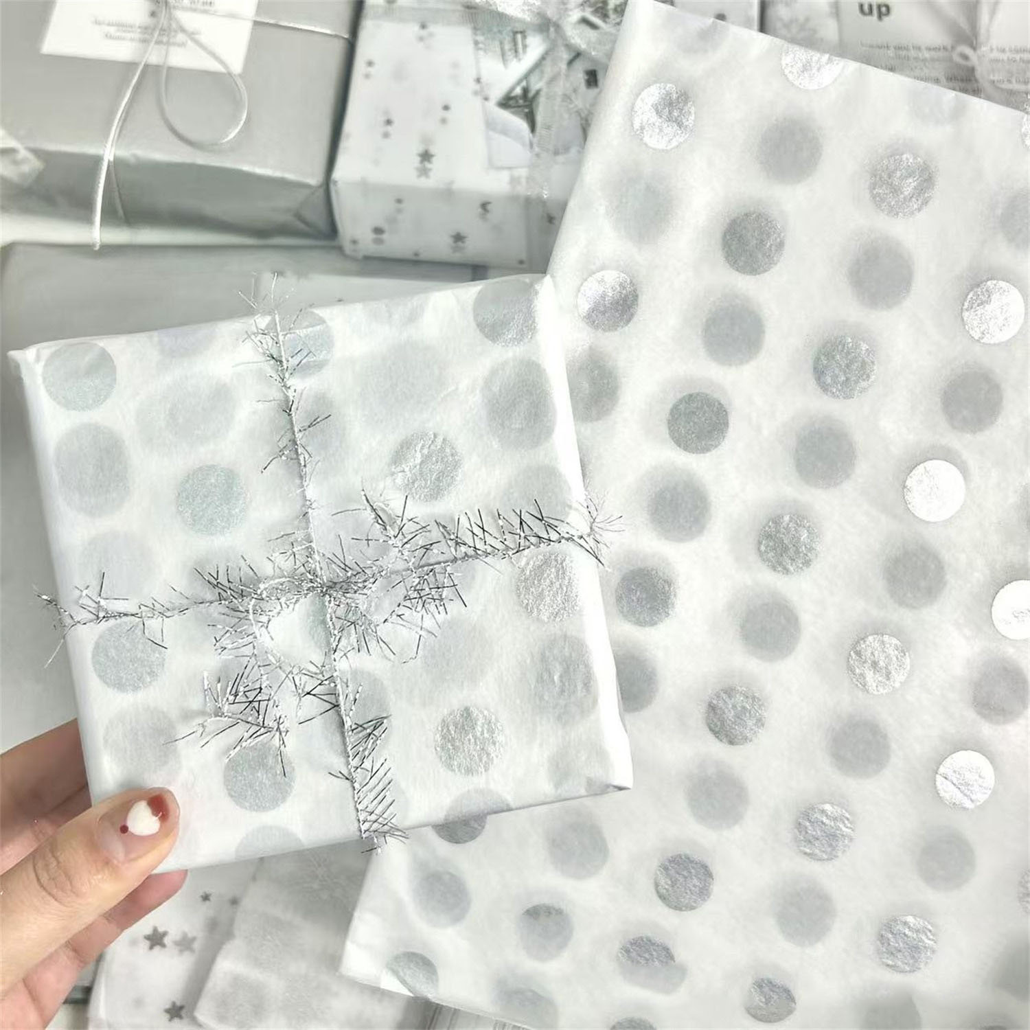 Snow Pear Paper Flower Gift Wr - Pattern Tissue Paper recension och pris