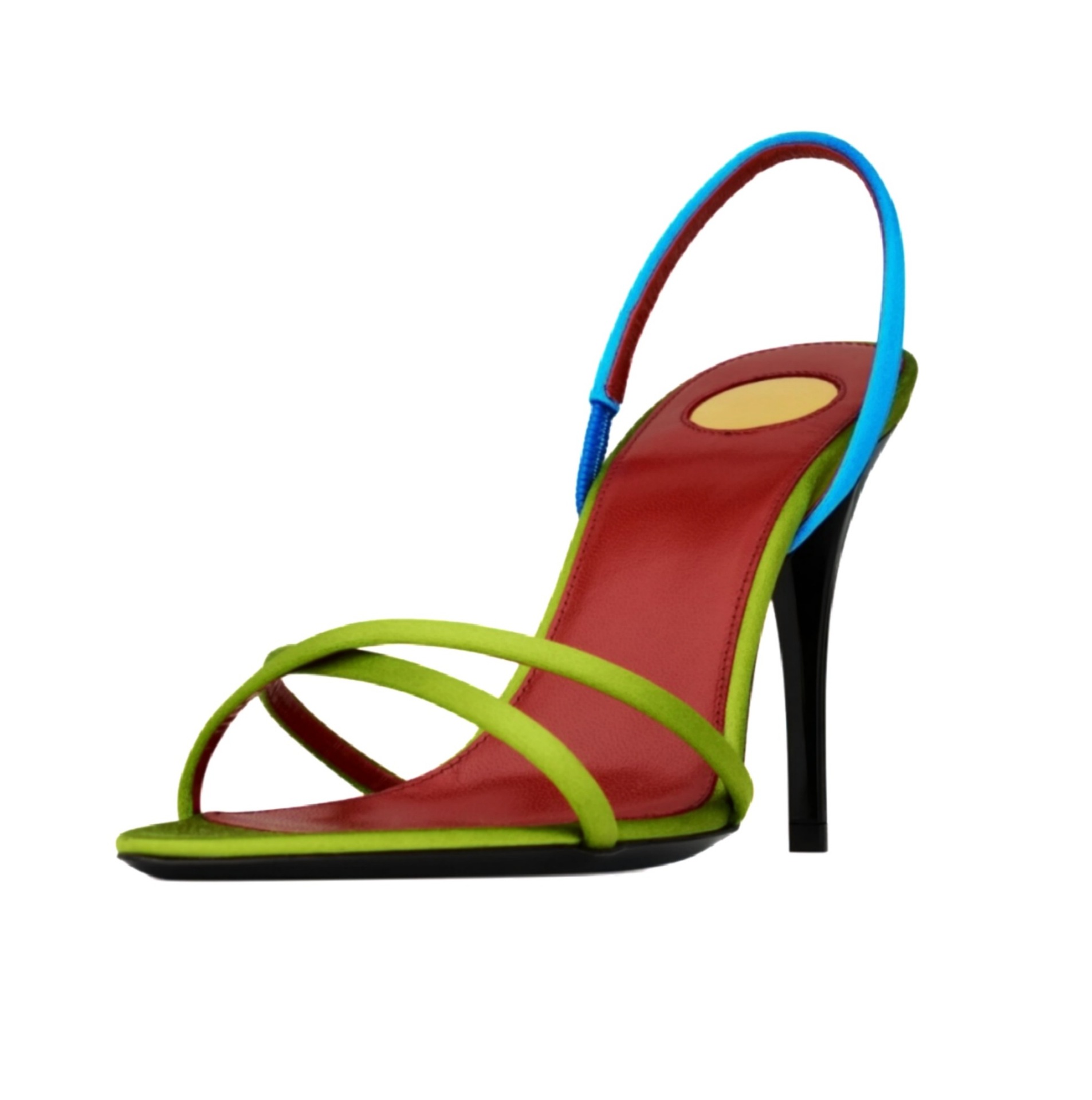Women's Color Block Satin Cris - Sewing Nylon recension och pris