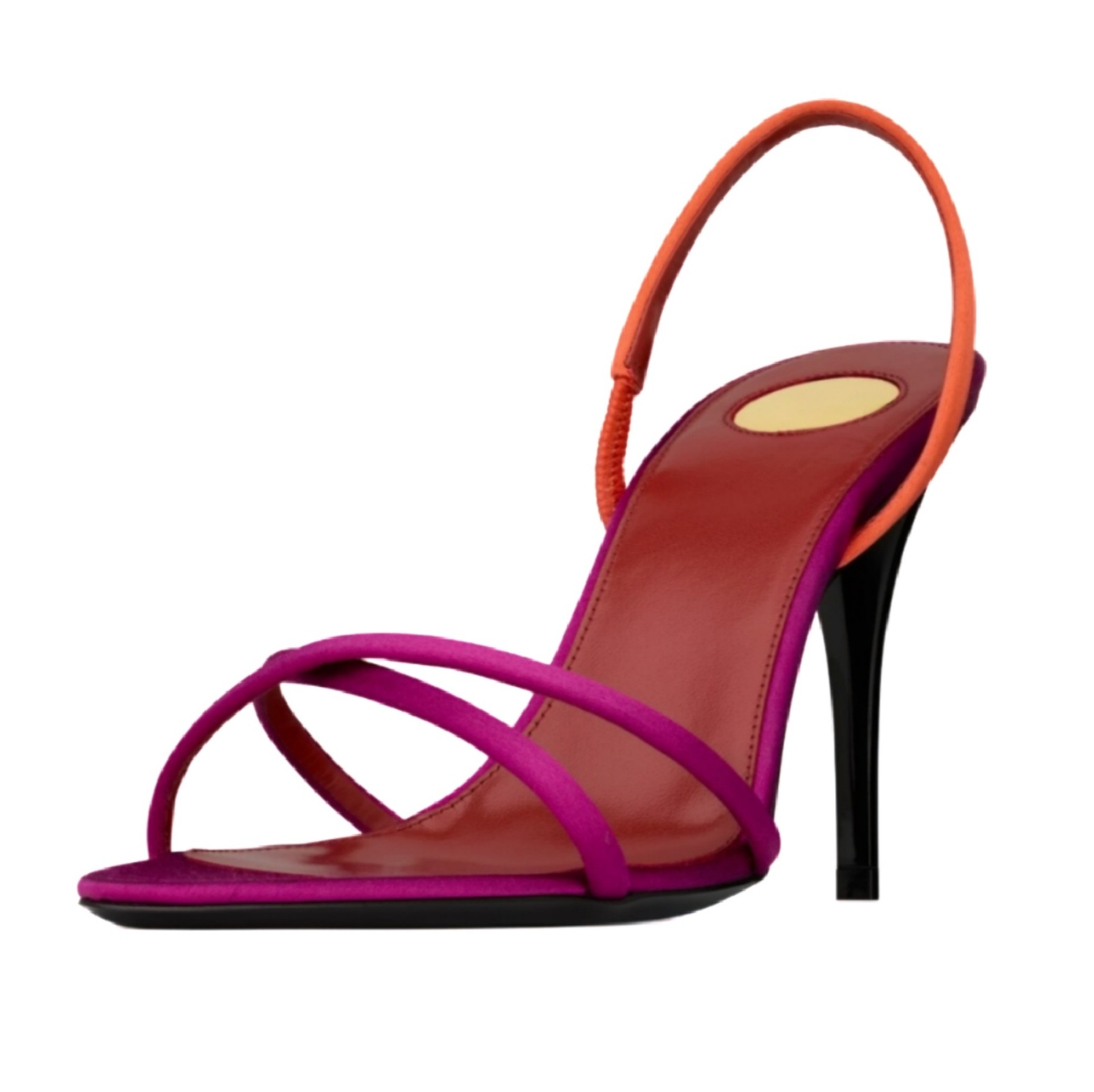 Women's Color Block Satin Cris - Sewing Nylon recension och pris