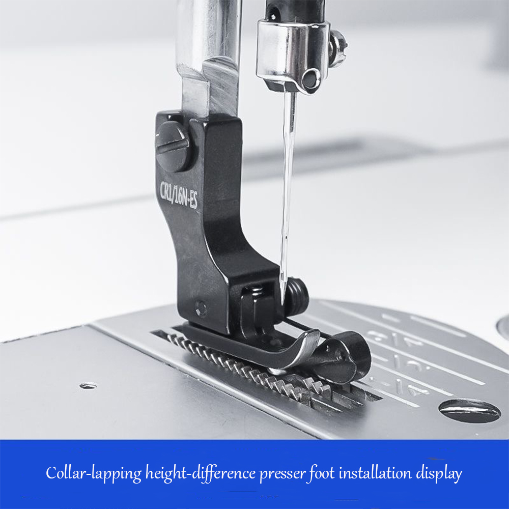 Black Titanium Steel High-Low  - Rolled Hem Foot recension och pris