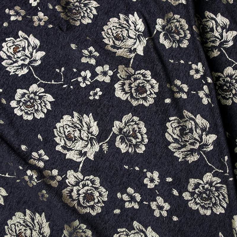Black Gold Peony Jacquard Fabr - Fabric Weight Set recension och pris