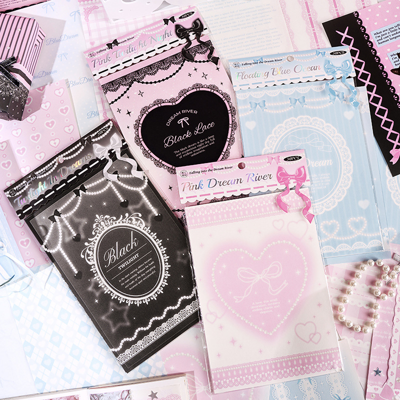 30 pcs Large size Vintage Deco - Pattern Tissue Paper recension och pris