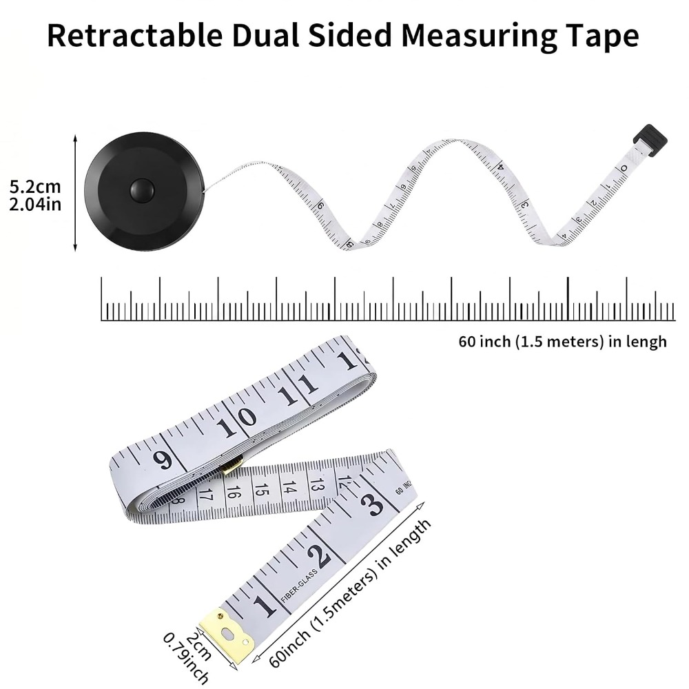 Soft Tape Measure Set of 2 Pac - Fabric Weight Set recension och pris