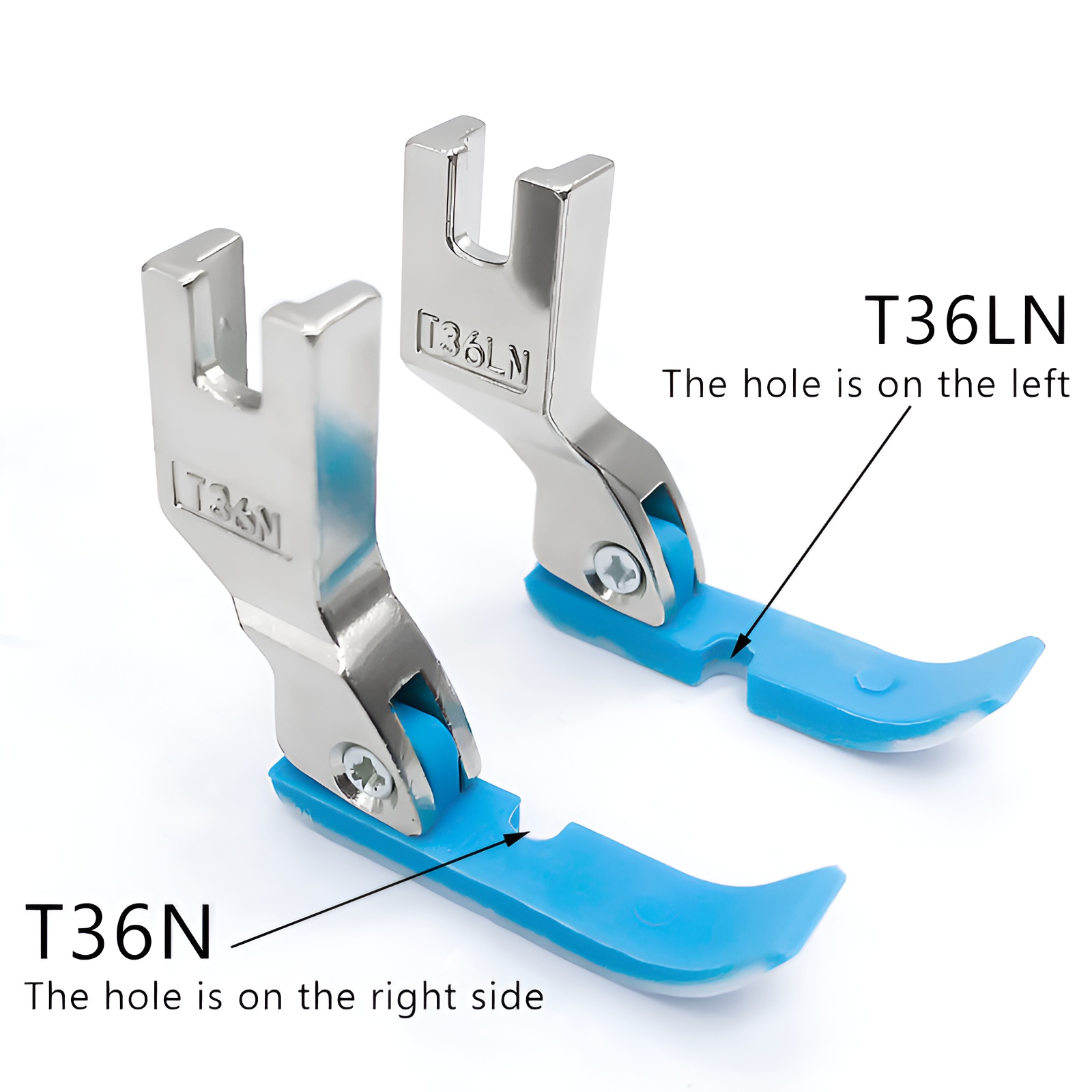 2pcs  left and right side pres - Zipper Foot Presser recension och pris