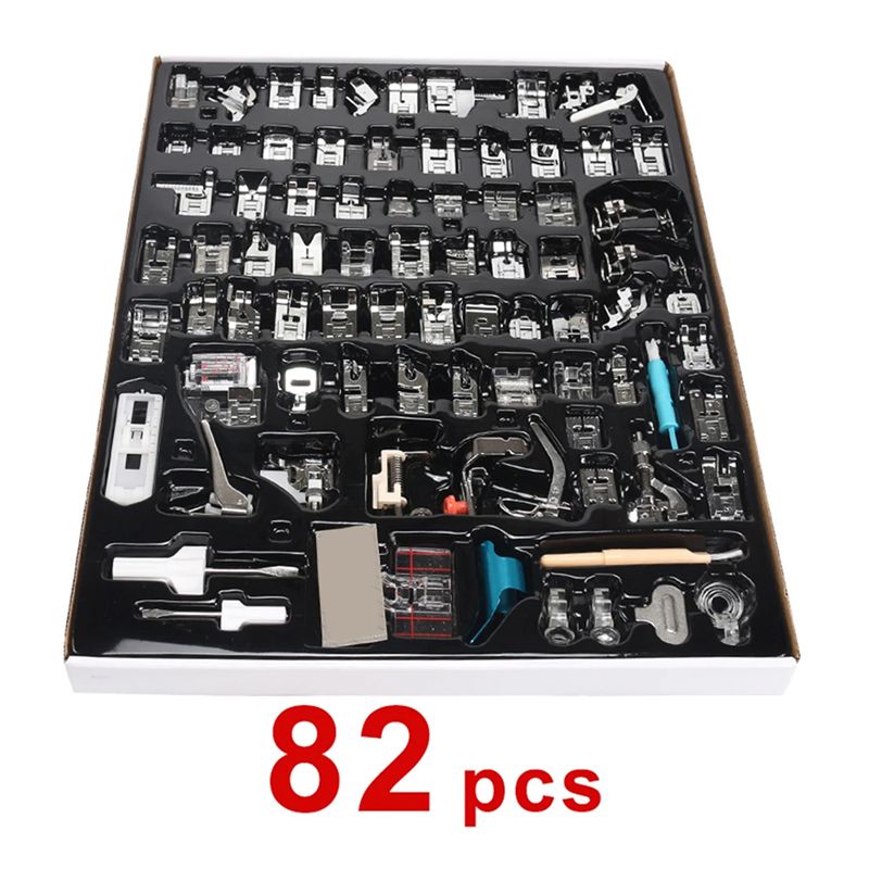 Stock Quantity 82PCS Sewing Ma - Zipper Foot Presser recension och pris