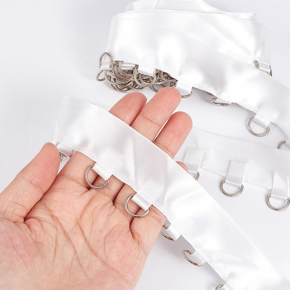 4 Yards White Grommet Trim wit - Sewing Garments recension och pris
