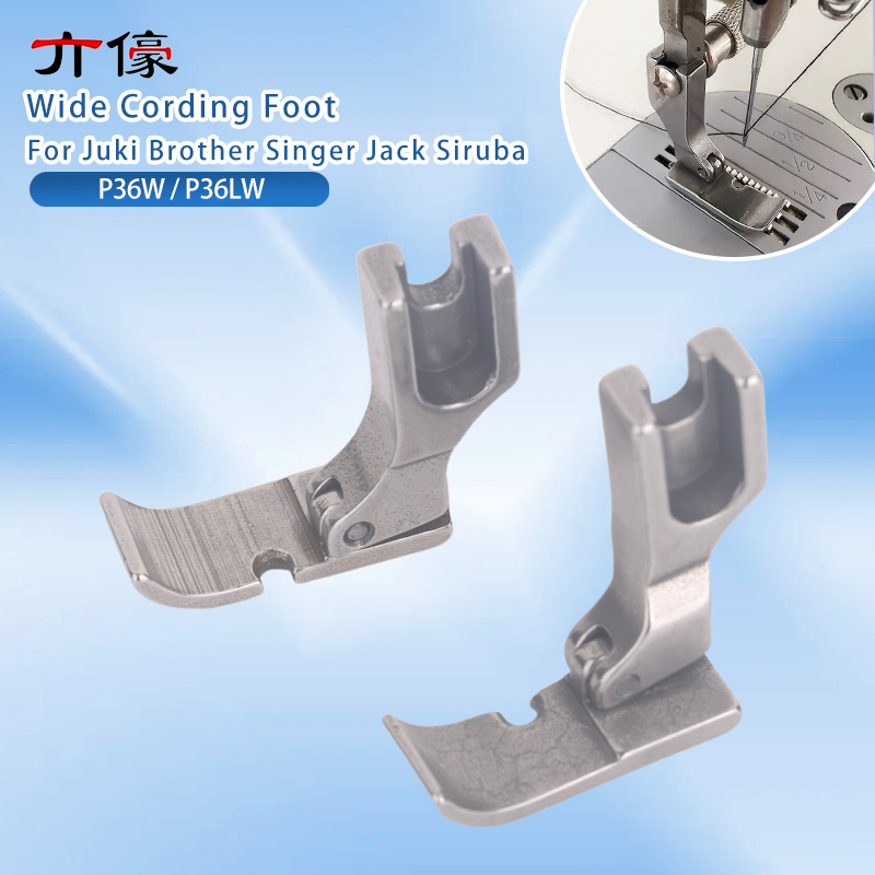 P36W P36LW Wide Cording Foot Z - Zipper Foot Presser recension och pris