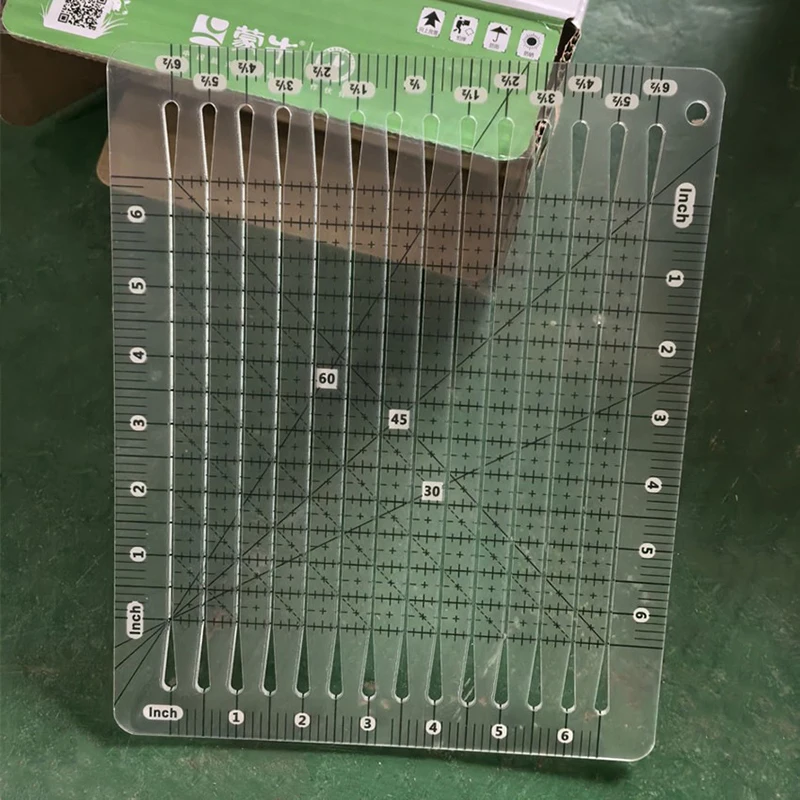 5 In 1 Quilt Cutting Ruler Acr - Quilting Ruler Square recension och pris