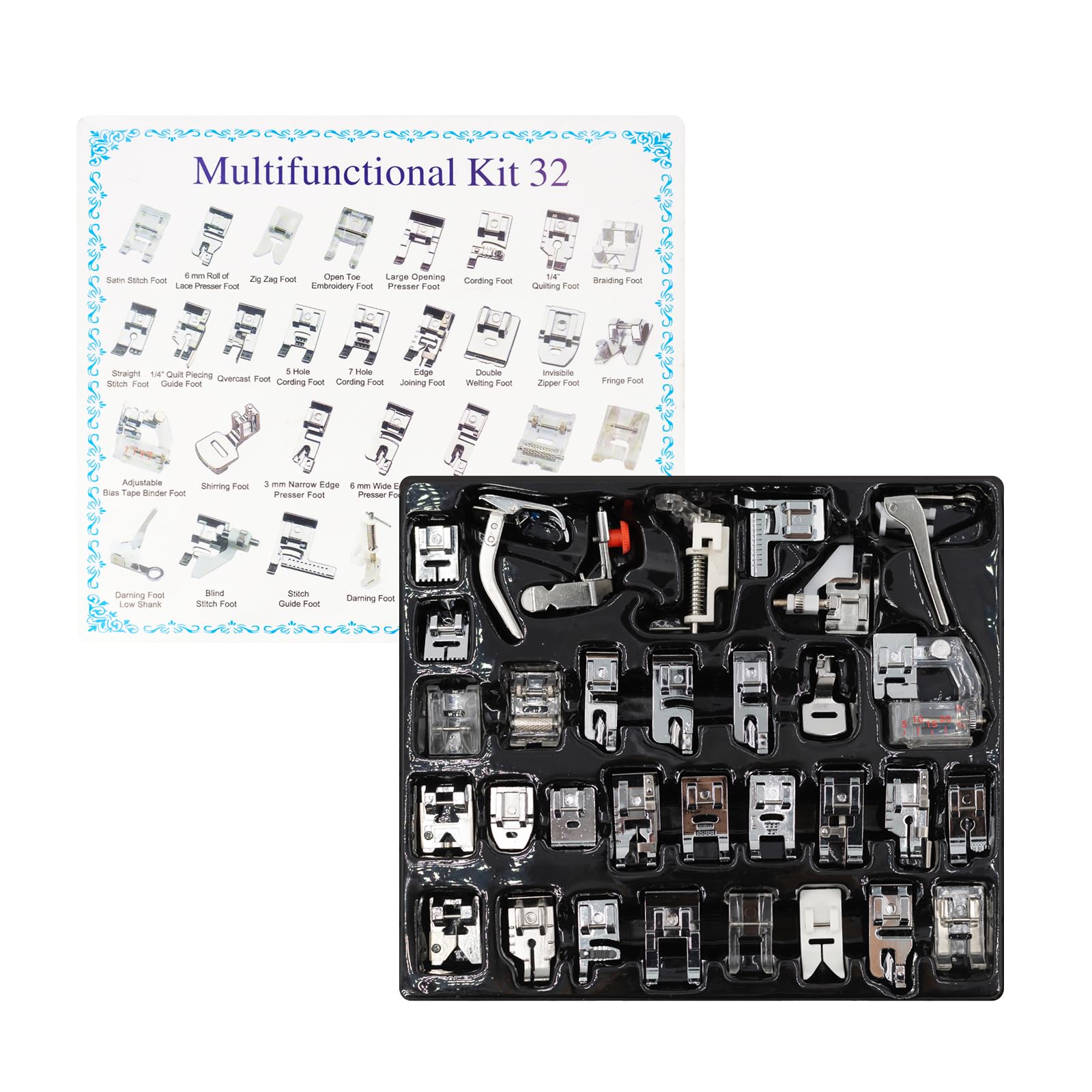 32 in 1 Multi-Function Sewing  - Zipper Foot Presser recension och pris