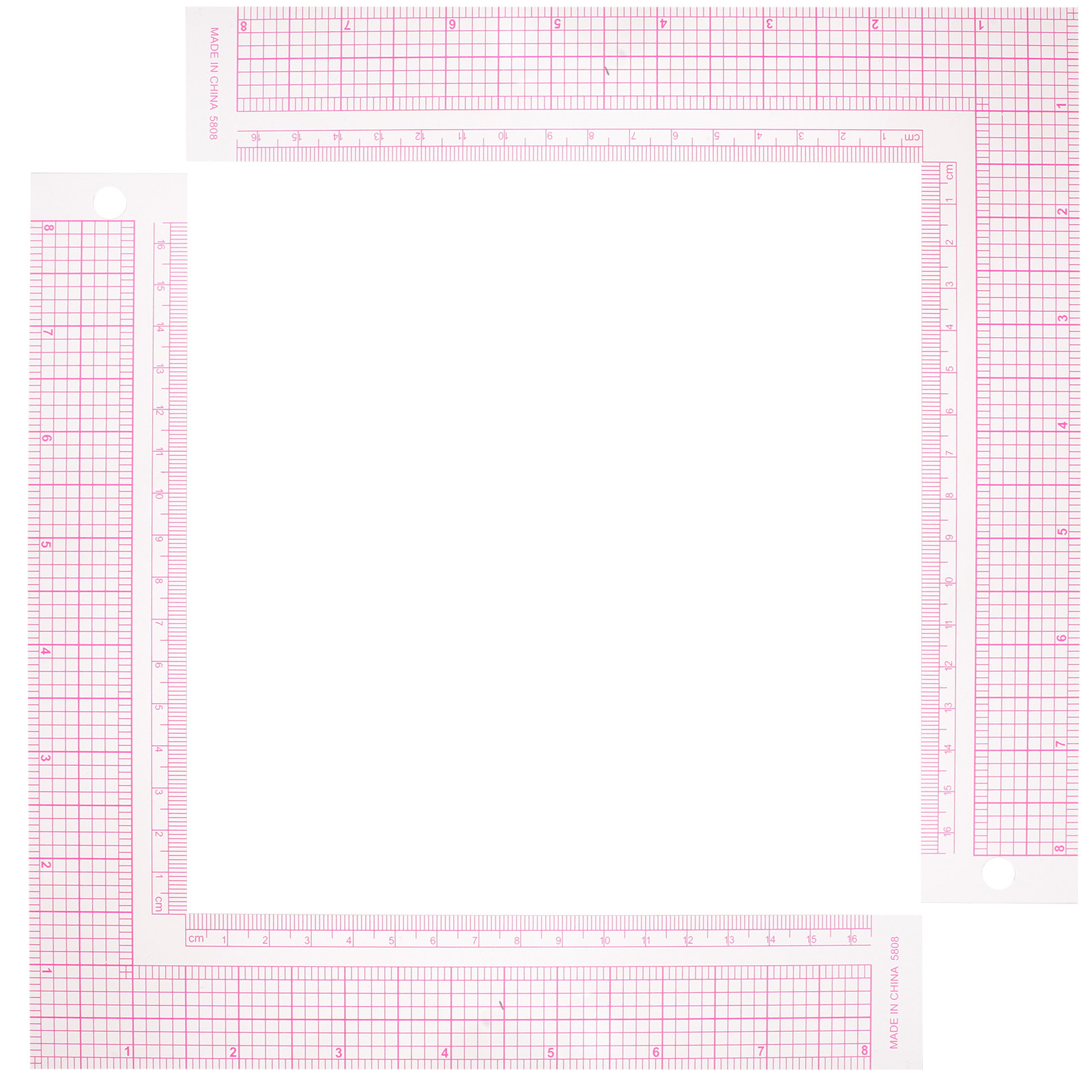 2Pcs Plastic Right Angle L Rul - Sewing Garments recension och pris