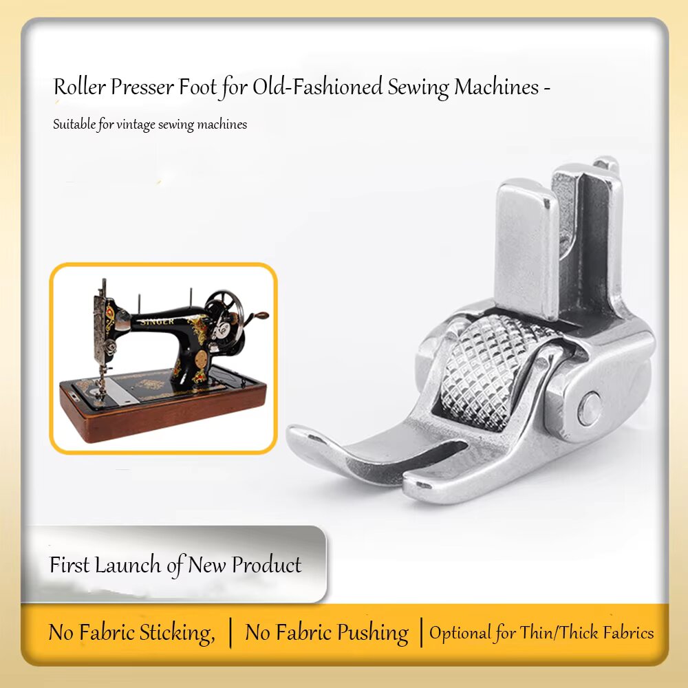 All Steel Roller Presser Foot  - Sewing Roll recension och pris