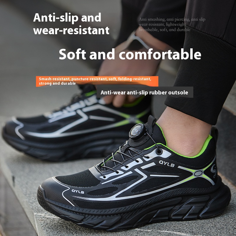 Mens Work Safety Boots Steel T - Sewing Nylon recension och pris