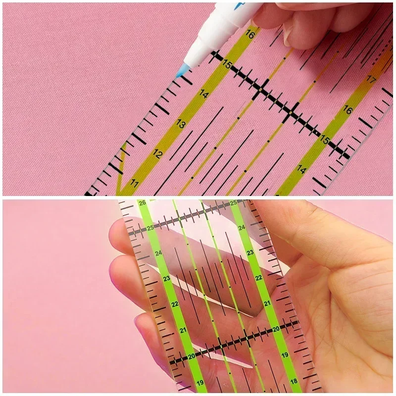 1/2pcs 15cm Quilting Patchwork - Quilting Ruler Square recension och pris