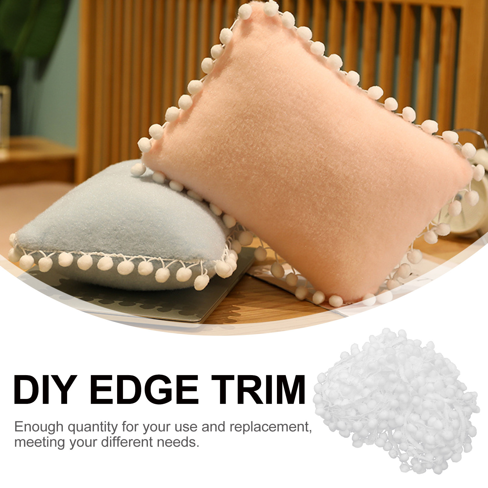 1 Roll Hair Ball Curtain Trim  - Sewing Roll recension och pris