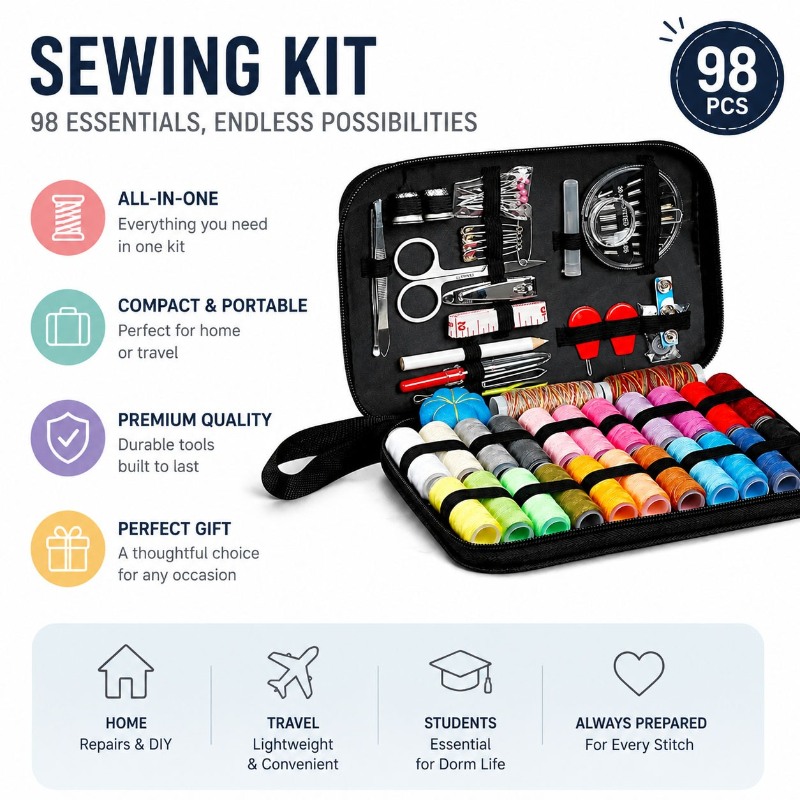68/98PCS Sewing Accessories To - Sewing Necessities recension och pris