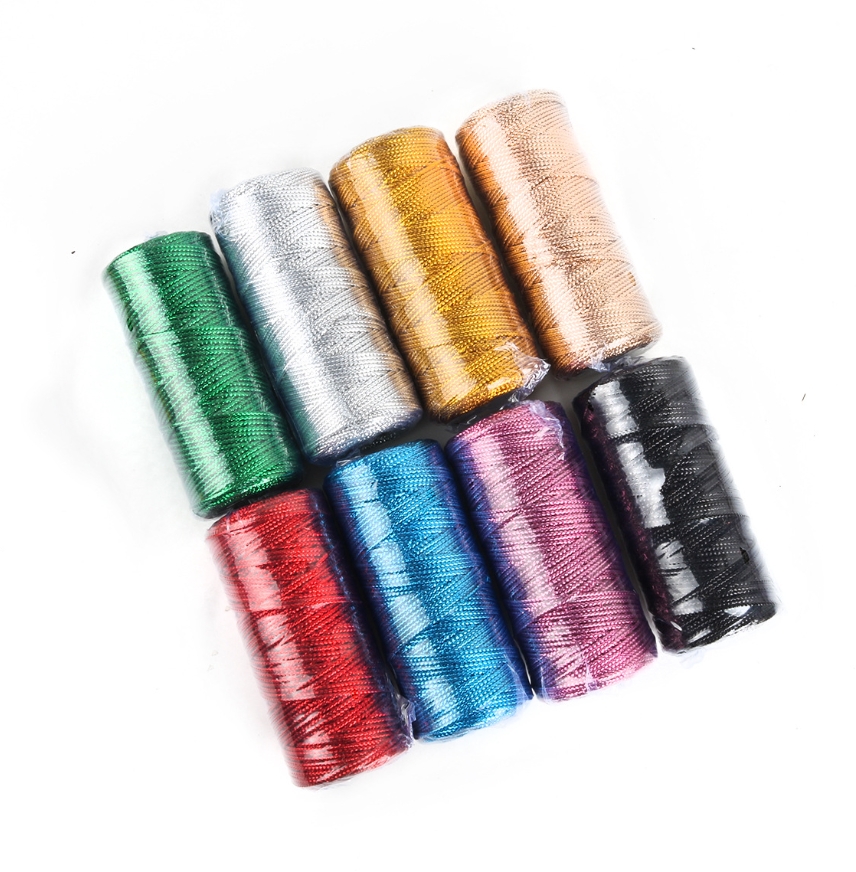Gold and Silver Macrame Cord R - Sewing Thread In Textile recension och pris