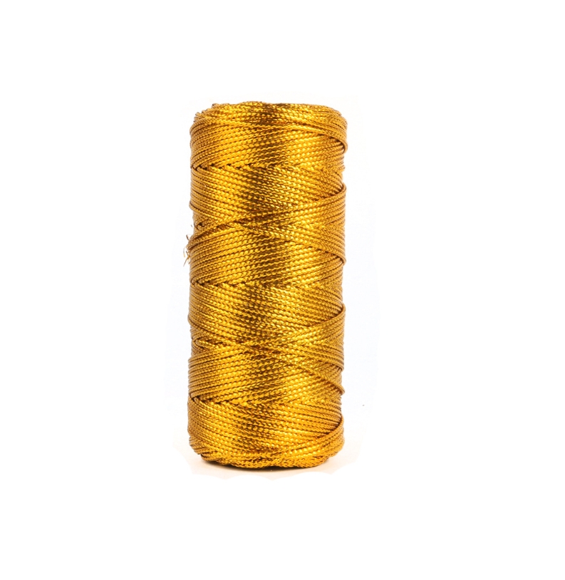 Gold and Silver Macrame Cord R - Sewing Thread In Textile recension och pris