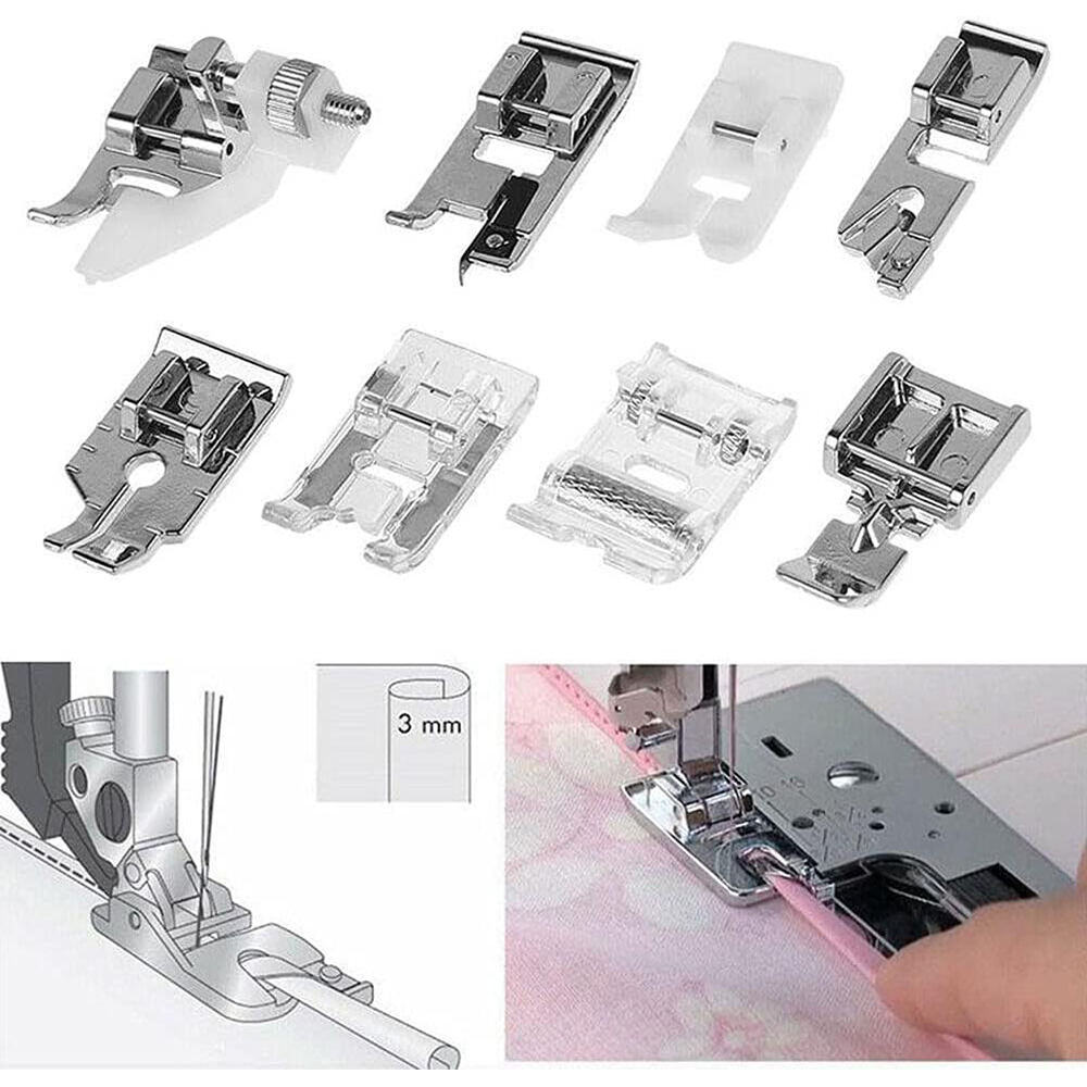 13 PCS/Box Presser Foot Set Ro - Zipper Foot Presser recension och pris