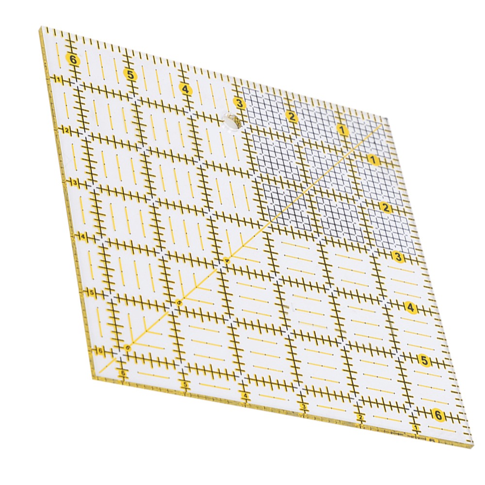 Durable 6.5x6.5in Square Quilt - Quilting Ruler Square recension och pris