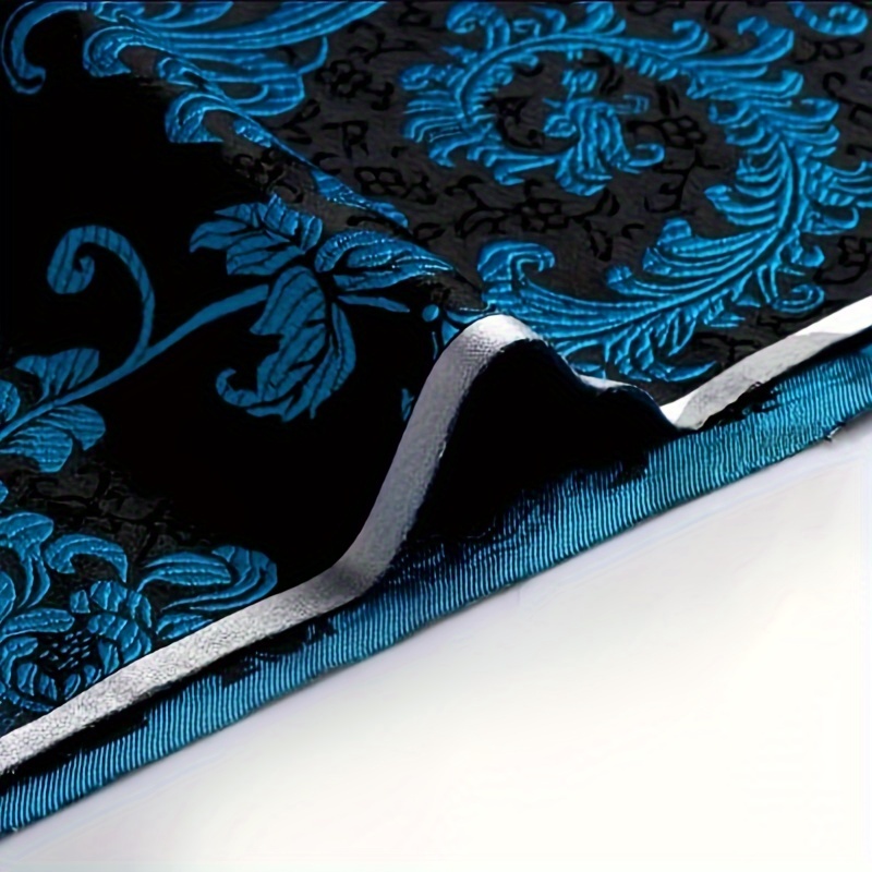 3D Blue Phoenix Tail Brocade F - Sewing Garments recension och pris