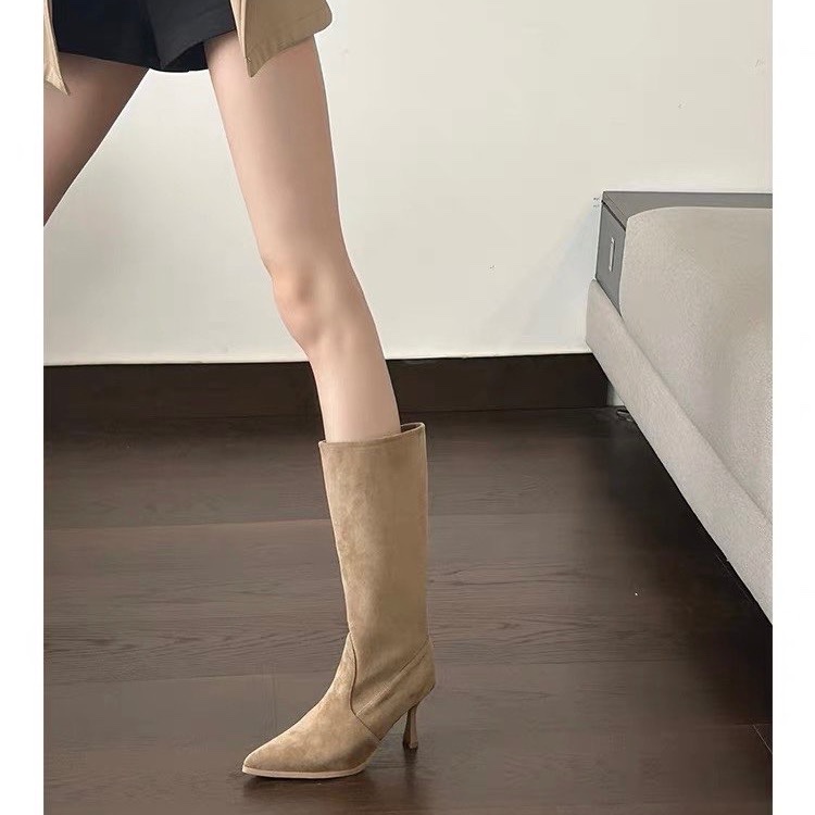 Cow Suede Mid-calf Modern Boot - Sewing Nylon recension och pris