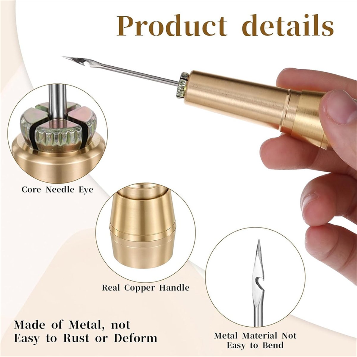 9pcs Leather Sewing Awl Kit wi - Sewing Repair recension och pris